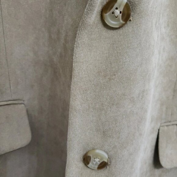 Andrew Fezza Chatham Tan Men's 2 Button Polyester Sports Coat Sz L - Picture 5 of 11